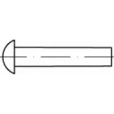 TOOLCRAFT TO-5448723 Rivetto semiluna - 4mm - 250 pezzi TOOLCRAFT TO-5448723 Rivetto semiluna - 4mm - 250 pezzi
