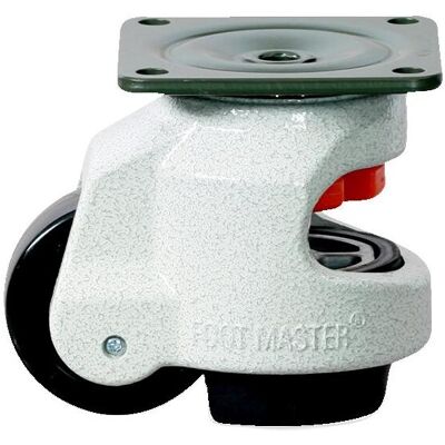 Tente, Ruote + Rotelle, Rulli di sollevamento G-Dok con piede di livellamento integrato Tente, Ruote + Rotelle, Rulli di sollevamento G-Dok con piede di livellamento integrato