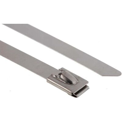 Fascetta per cavi in acciaio inossidabile RS PRO - 360mm, Metallo Fascetta per cavi in acciaio inossidabile RS PRO - 360mm, Metallo
