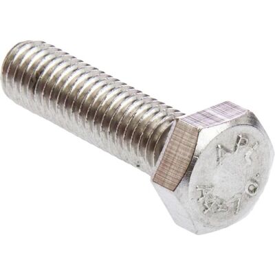 RS PRO Bullone esagonale in acciaio inossidabile M8 x 30mm - DIN 933 RS PRO Bullone esagonale in acciaio inossidabile M8 x 30mm - DIN 933