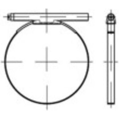 TOOLCRAFT 137694 Fascetta stringi tubo - 12mm Acciaio zincato Confezione da 50 TOOLCRAFT 137694 Fascetta stringi tubo - 12mm Acciaio zincato Confezione da 50