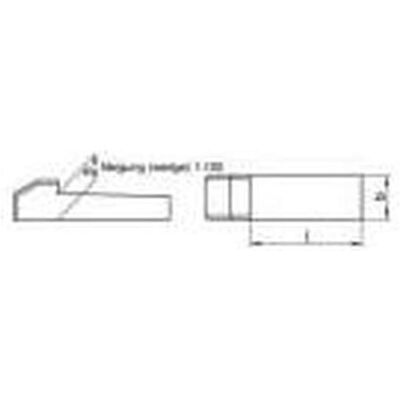 TOOLCRAFT C45K Clavetta - 6x30mm - 50 pezzi TOOLCRAFT C45K Clavetta - 6x30mm - 50 pezzi