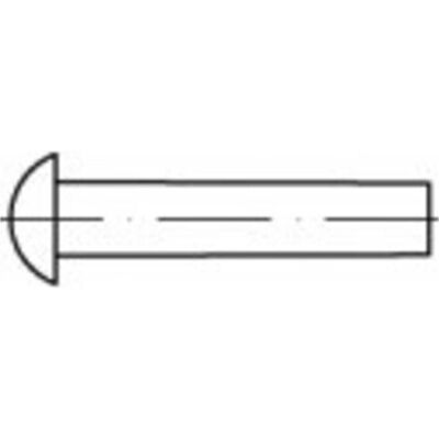 TOOLCRAFT TO-5448522 Rivetto mezzo tondo 4 mm - Rivet TOOLCRAFT TO-5448522 Rivetto mezzo tondo 4 mm - Rivet