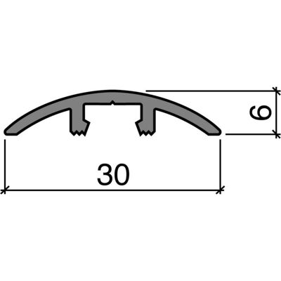 Hebgo, Raccordo porte, Soglie bombate 30mm/1,04m 153, all Hebgo, Raccordo porte, Soglie bombate 30mm/1,04m 153, all