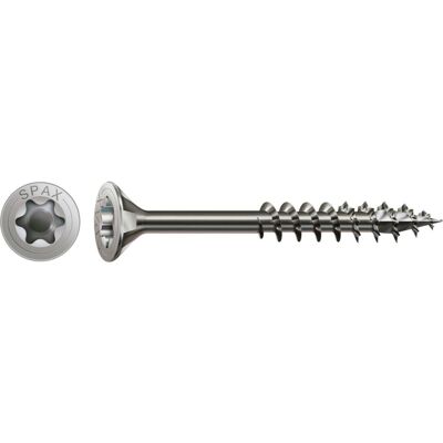 Spax, Viti, A2 Senkmultikopf T-Star Plus T20 Teilgewinde (100 Viti per pezzo, 5 x 60 mm) Spax, Viti, A2 Senkmultikopf T-Star Plus T20 Teilgewinde (100 Viti per pezzo, 5 x 60 mm)