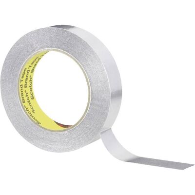 3M Nastro adesivo, Aluminium 431 Silver 25mm x 55m (25 mm) 3M Nastro adesivo, Aluminium 431 Silver 25mm x 55m (25 mm)