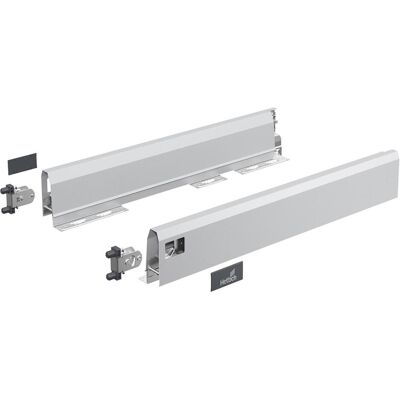 Set ArciTech Hettich - 550mm, 94mm, argento - set cassetti Set ArciTech Hettich - 550mm, 94mm, argento - set cassetti