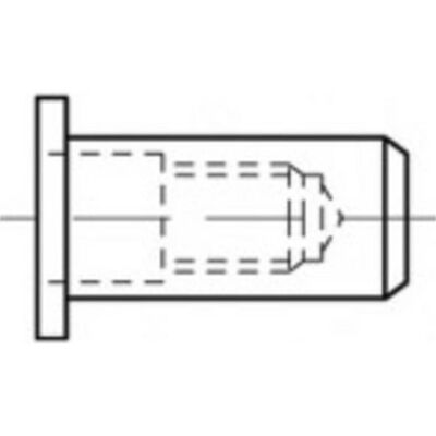 Dado cieco M8 - 250 pezzi Dado cieco M8 - 250 pezzi