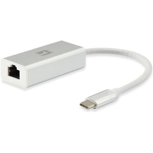 LevelOne USB-0402 Adattatore di rete Gigabit USB-C (USB-C, RJ45 (1x)), Adattatore di rete, Argento LevelOne USB-0402 Adattatore di rete Gigabit USB-C (USB-C, RJ45 (1x)), Adattatore di rete, Argento