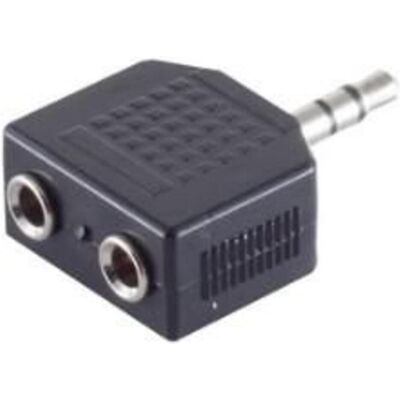 MicroConnect Splitter audio (Splitter audio), Adattatore audio, Nero MicroConnect Splitter audio (Splitter audio), Adattatore audio, Nero