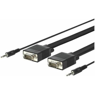 MicroConnect Cavo VGA (3 m), Cavo video, Nero MicroConnect Cavo VGA (3 m), Cavo video, Nero