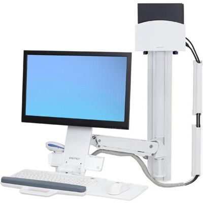 Ergotron Styleview Sit-Stand Combo Sys (Muro, 24", 13.20 kg), Supporto per monitor, Bianco Ergotron Styleview Sit-Stand Combo Sys (Muro, 24", 13.20 kg), Supporto per monitor, Bianco
