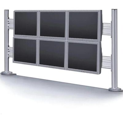 Neomounts Newstar Carrozzina Da Lavoro A Schermo Piatto Per 6 Schermi (70 X 130 Cm) 10-24" Sidabrinis (Muro, 24", 10 kg), Supporto per monitor, Argento Neomounts Newstar Carrozzina Da Lavoro A Schermo Piatto Per 6 Schermi (70 X 130 Cm) 10-24" Sidabrinis (Muro, 24", 10 kg), Supporto per monitor, Argento