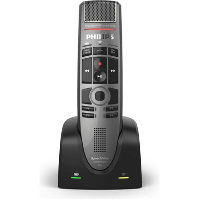 Philips SpeechMike Premium Air SMP4000, Dittafono, Bianco, Nero, Grigio, Argento Philips SpeechMike Premium Air SMP4000, Dittafono, Bianco, Nero, Grigio, Argento