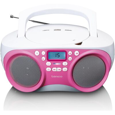 Lenco SCD-301 (FM), Radio, Pink Lenco SCD-301 (FM), Radio, Pink