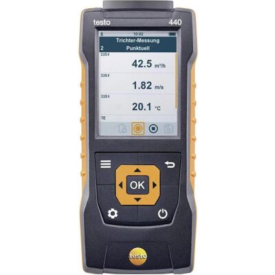 Anemometro Testo 440 - Compatto, Bluetooth, Temperatura fino a +1370°C Anemometro Testo 440 - Compatto, Bluetooth, Temperatura fino a +1370°C