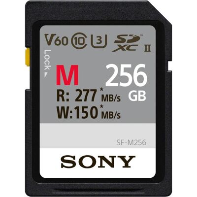 Sony Serie SF-M (256 GB, SDXC, U3, UHS-II), Scheda di memoria, Nero Sony Serie SF-M (256 GB, SDXC, U3, UHS-II), Scheda di memoria, Nero