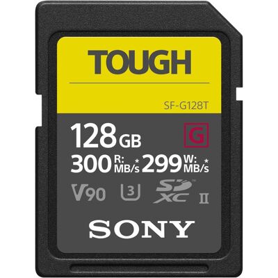 Sony SF-G Tough SDXC UHS-II (128 GB, SDXC, U3, UHS-II), Scheda di memoria, Nero Sony SF-G Tough SDXC UHS-II (128 GB, SDXC, U3, UHS-II), Scheda di memoria, Nero