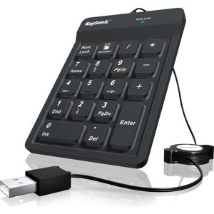 KeySonic Ack-118 (Tastierino numerico, Cablato), Tastiera, Nero KeySonic Ack-118 (Tastierino numerico, Cablato), Tastiera, Nero