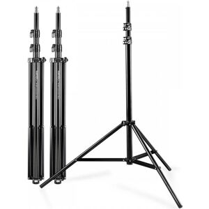 Walimex Set di treppiedi per lampade WT-806 (256 cm, 6 kg), Treppiede per lampade + flash, Nero Walimex Set di treppiedi per lampade WT-806 (256 cm, 6 kg), Treppiede per lampade + flash, Nero