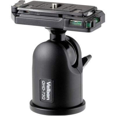 Velbon Prodotto demo QHD-73Q (piatto grande) (Testa sferica), Testa treppiede, Nero Velbon Prodotto demo QHD-73Q (piatto grande) (Testa sferica), Testa treppiede, Nero