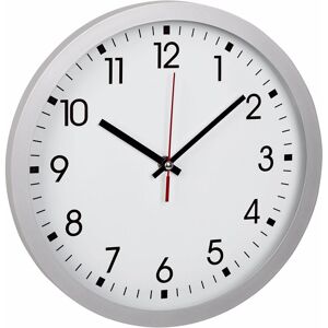 TFA, Orologio da parete, Orologio da parete analogico, Ø 30 cm, Argento (30 cm) TFA, Orologio da parete, Orologio da parete analogico, Ø 30 cm, Argento (30 cm)