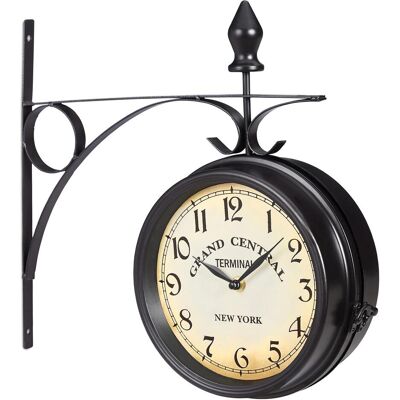 Relaxdays, Orologio da parete, Bahnhofsuhr (35 cm) Relaxdays, Orologio da parete, Bahnhofsuhr (35 cm)