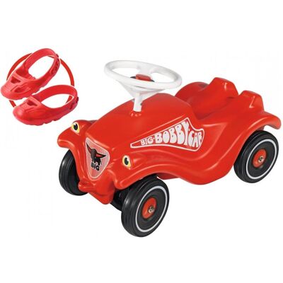 BIG Bobby-Car con gomme da neve e protezioni per le scarpe rosse BIG Bobby-Car con gomme da neve e protezioni per le scarpe rosse