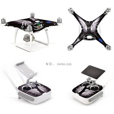 Pgytech Angelo nero della pelle (DJI Phantom 4 Pro), Accessori per drone, Nero, Bianco Pgytech Angelo nero della pelle (DJI Phantom 4 Pro), Accessori per drone, Nero, Bianco