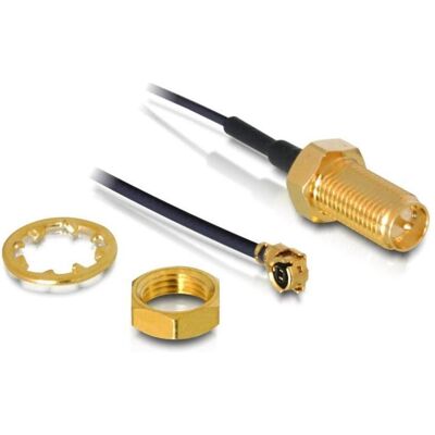 Delock RP-SMA-Bu - Cavo MHF/U.FL(I-Pex) (Cavi antenna), Cavo antenna Delock RP-SMA-Bu - Cavo MHF/U.FL(I-Pex) (Cavi antenna), Cavo antenna