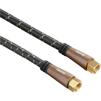 Hama Cavo di collegamento SAT a 5 stelle - protezione antipiega (120 dB, Cavi SAT), Cavo antenna Hama Cavo di collegamento SAT a 5 stelle - protezione antipiega (120 dB, Cavi SAT), Cavo antenna