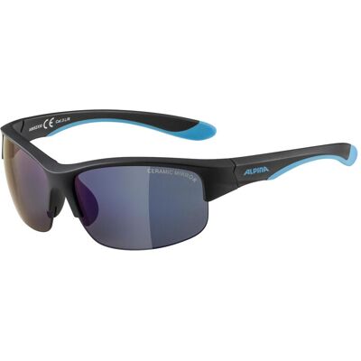 Alpina, Unisex, Occhiali sportivi, Flexxy Youth HR (Nero opaco-blu opaco, Blu a specchio in ceramica), Nero, Blu Alpina, Unisex, Occhiali sportivi, Flexxy Youth HR (Nero opaco-blu opaco, Blu a specchio in ceramica), Nero, Blu