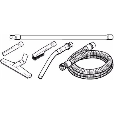 Nilfisk Accessori per aspiratore industriale, Set di pulizia, 6 pezzi Nilfisk Accessori per aspiratore industriale, Set di pulizia, 6 pezzi