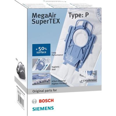 Bosch Hausgeräte MegaAir SuperTEX, Sacchetti per aspirapolvere Bosch Hausgeräte MegaAir SuperTEX, Sacchetti per aspirapolvere