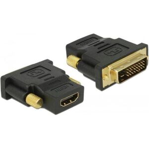 Delock DVI-D zu (HDMI, 4.80 cm), Adattatore dati + video, Nero Delock DVI-D zu (HDMI, 4.80 cm), Adattatore dati + video, Nero