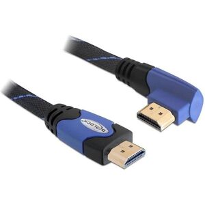 Delock HDMI (Typ A) — HDMI (Typ A) (2 m), Cavo video, Blu, Nero Delock HDMI (Typ A) — HDMI (Typ A) (2 m), Cavo video, Blu, Nero