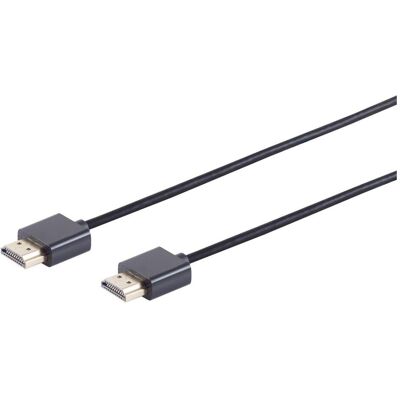 Shiverpeaks HDMI (Typ A) — HDMI (Typ A) (2 m), Cavo video, Nero Shiverpeaks HDMI (Typ A) — HDMI (Typ A) (2 m), Cavo video, Nero