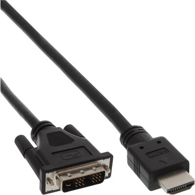 Adattatore cavo video HDMI-DVI 3m - Nero Adattatore cavo video HDMI-DVI 3m - Nero