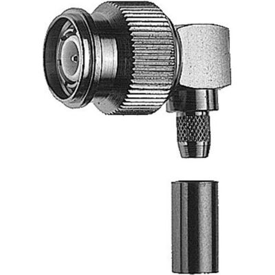 Connettore antenna TNC di Telegärtner - 50 Ohm, Angolato, Crimp/Saldatura, A0503 Connettore antenna TNC di Telegärtner - 50 Ohm, Angolato, Crimp/Saldatura, A0503