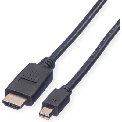 Cavo Mini DisplayPort a HDMI - 4,5M - Nero - 4K 30Hz - Video/Audio Cavo Mini DisplayPort a HDMI - 4,5M - Nero - 4K 30Hz - Video/Audio
