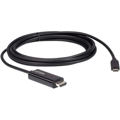 Aten USB C – HDMI (2.70 m), Cavo video, Nero Aten USB C – HDMI (2.70 m), Cavo video, Nero