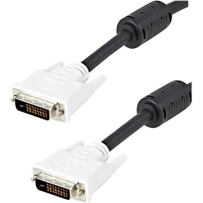 StarTech Dvi — Dvi (2 m), Cavo video, Nero, Bianco StarTech Dvi — Dvi (2 m), Cavo video, Nero, Bianco