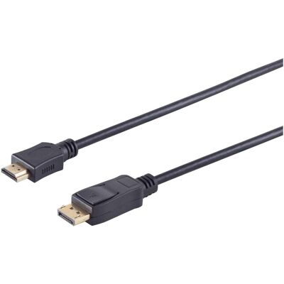 Shiverpeaks DisplayPort — HDMI (Typ A) (2 m), Cavo video, Nero Shiverpeaks DisplayPort — HDMI (Typ A) (2 m), Cavo video, Nero