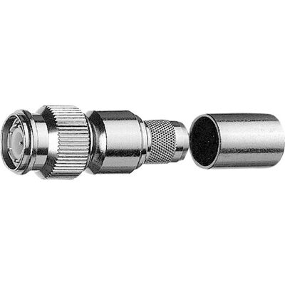 Telegärtner Connettore per cavo TNC a crimpare G42 50 Ohm, a crimpare/crimpare, conduttore esterno Telealloy (Spine e connettori), Cavo antenna Telegärtner Connettore per cavo TNC a crimpare G42 50 Ohm, a crimpare/crimpare, conduttore esterno Telealloy (Spine e connettori), Cavo antenna