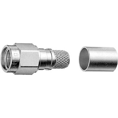 Telegärtner Connettore cavo SMA crimp G44 crimp/crimp, C2705, G44 (1.1/2.95), oro (standard), Cavo + Spina elettrica, Argento, Oro Telegärtner Connettore cavo SMA crimp G44 crimp/crimp, C2705, G44 (1.1/2.95), oro (standard), Cavo + Spina elettrica, Argento, Oro