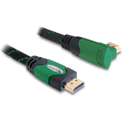 Delock HDMI (Typ A) — HDMI (Typ A) (1 m), Cavo video, Verde, Nero Delock HDMI (Typ A) — HDMI (Typ A) (1 m), Cavo video, Verde, Nero