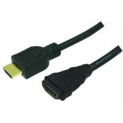 LogiLink HDMI (Typ A) — HDMI (Typ A) (5 m), Cavo video, Nero LogiLink HDMI (Typ A) — HDMI (Typ A) (5 m), Cavo video, Nero
