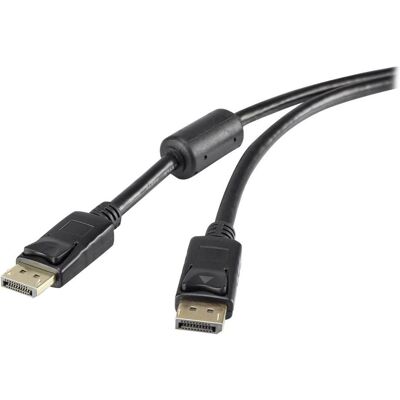 Cavo DisplayPort Renkforce - 0,5m Nero 4K 60Hz Contatti dorati Cavo DisplayPort Renkforce - 0,5m Nero 4K 60Hz Contatti dorati