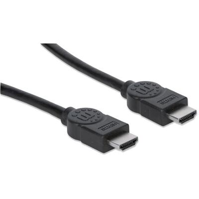 Manhattan HDMI (Typ A) — HDMI (Typ A) (3 m), Cavo video, Nero Manhattan HDMI (Typ A) — HDMI (Typ A) (3 m), Cavo video, Nero