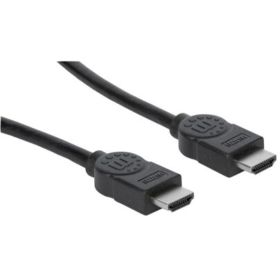 Manhattan HDMI (Typ A) — HDMI (Typ A) (2 m), Cavo video, Nero Manhattan HDMI (Typ A) — HDMI (Typ A) (2 m), Cavo video, Nero